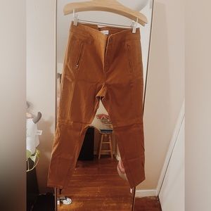 Loft brown skinny pants high waisted high rise